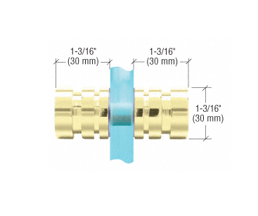 Contemporary round knob