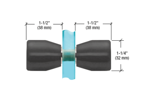 Bow-tie knob