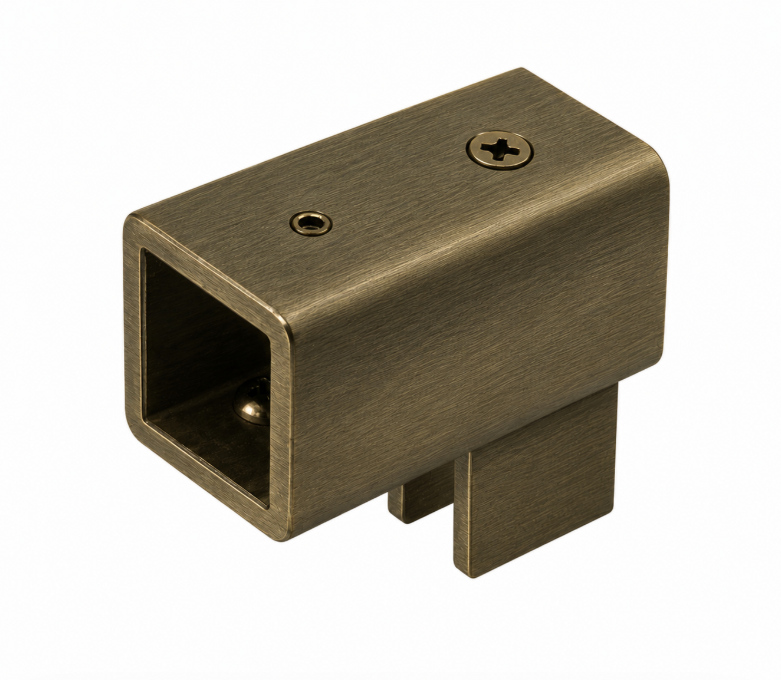 Square support arm u-bracket top mount