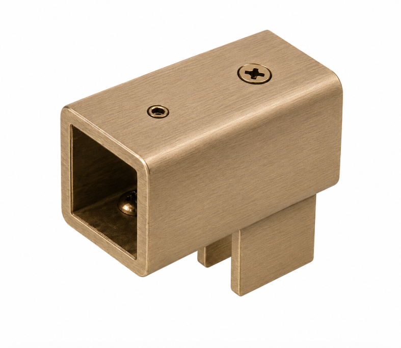 Square support arm u-bracket top mount