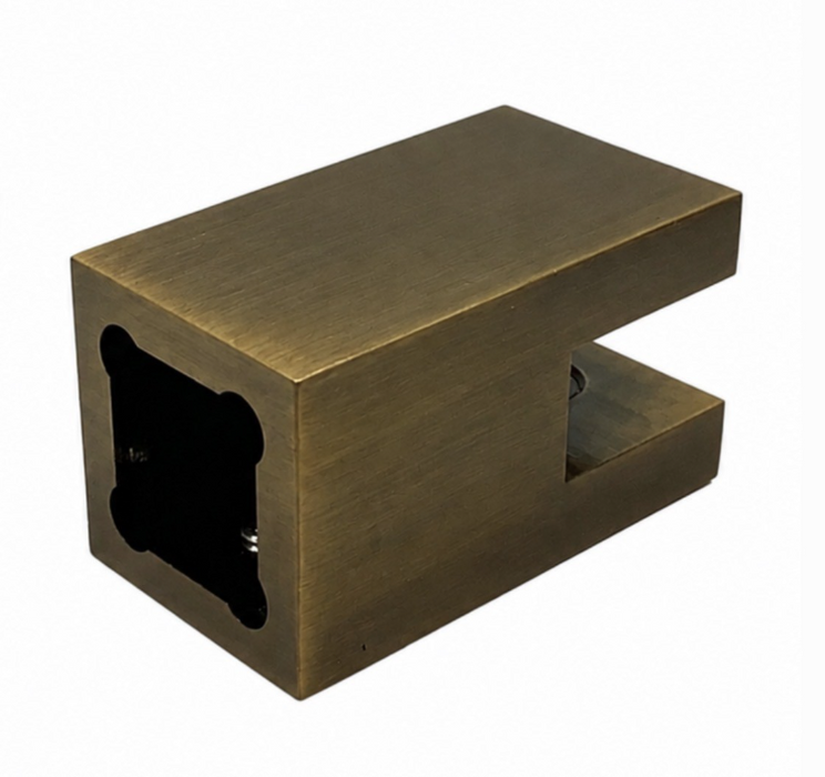 Square support arm - glass bracket