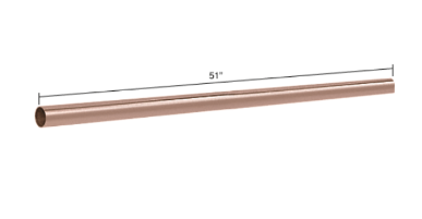 Support arm parts - 19mm diameter tube 1300mm