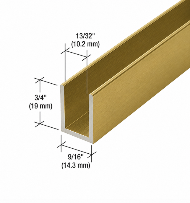 U-Channel 3.66m 10-12mm